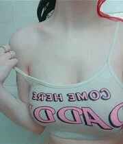 Busty chick getting wild in bathroom