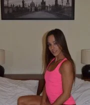 Hot brunette MILF with super hot body