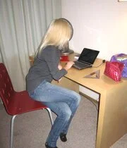 Blonde girlfriend photoshoot