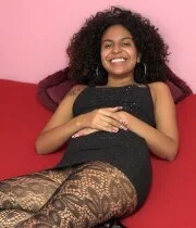 Brunette neighbor uses a toy and lets me fuck her