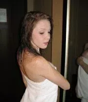 I caught my girlfriend on camera and she didn't mind showing everything