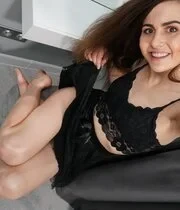 Do you think I look good in this black lingerie?