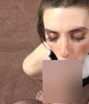 I interrupted her workout session by letting her suck me off