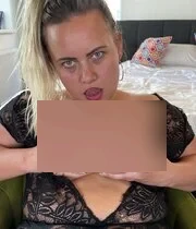 Busty MILF next door shows me her tits when her hubby's working