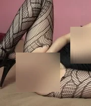 Blonde MILF plays with a toy before she services my cock