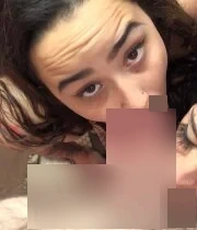 My horny brunette GF loves sucking on my hard dick