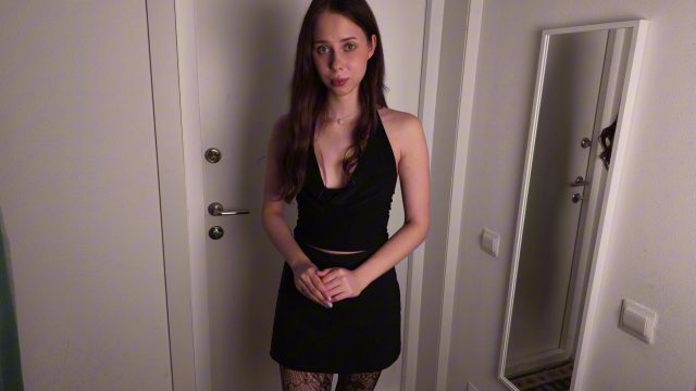 Lace Fishnets Stayed On While She Bounced On My Cock