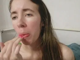 My ex sent me this video of her masturbating hard