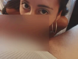 Neighbor's wife crawls towards my cock and gives me a blow