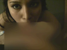 Stroking and sucking on my dick like she was born for it