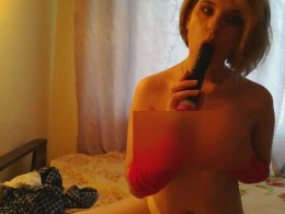 I felt lonely so I had fun with my black toy