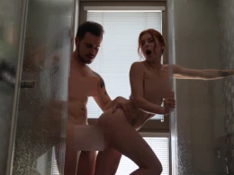 I Was So Horny, I Joined My Step-Bro in the Shower and Let Him Fuck Me ☺️💥