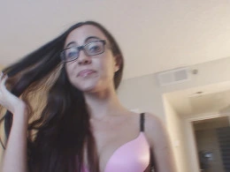 Amazing Tinder date with glasses come to my room