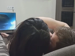 Before My Official Hire, My New Boss Tests Me Out on His Couch! 😏🥒
