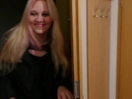 MILF comes home from work and rubs one out for me