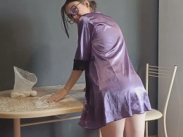 I thanked my teacher by licking her juicy wet pussy