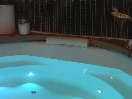 Horny MILF first time fucked in jacuzzi