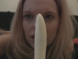 Felt horny so I grabbed this dildo to pleasure myself