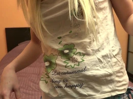 My sexy ex-girlfriend wore some stockings in a Skype call
