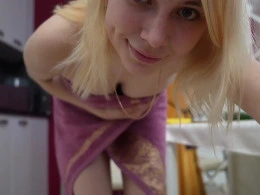 First time masturbating on camera and she loved it