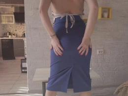 Wearing high heels while touching myself and thinking of you