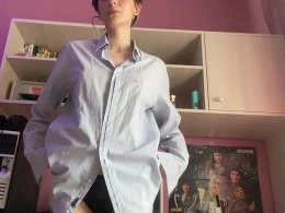 Short haired teen girl with beautiful body