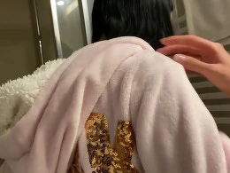 Gaze at my tight booty while I am busy pleasing myself