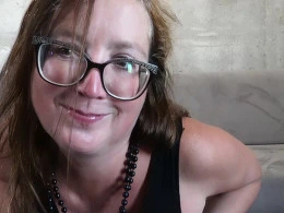 Stephania masturbating on the couch