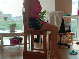Girlfriend fucked really hard in Airbnb apartment