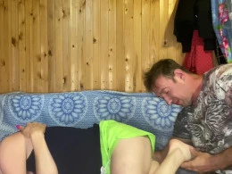 Milf fucked really hard on the couch