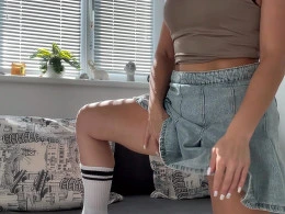 Sexy neighbor cannot stop bouncing on my hard meat pole