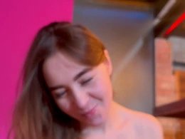 Petite Teen Eagerly Sucks Cock POV, Craving Every Drop 🔥😈