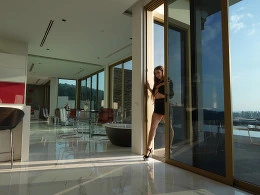 Stunning babe in heels could not resist my hard cock