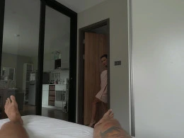 Sensational babe from the club came over to my place