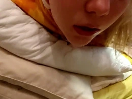Bound cutie loves taking my hard cock in her mouth