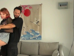 Hot girl gets toyed and throat fucked