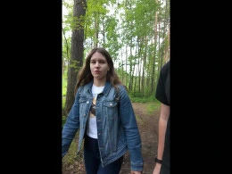 I surprised a horny stranger with a blowjob and a video