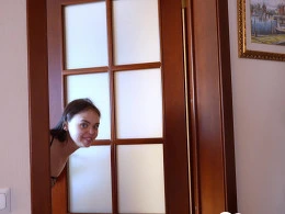 Cute New Neighbor Surprises with Fishnet Outfit and Unexpected Anal Sex