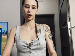 Tattooed Girl Uses Her Skills to Get a Loan!