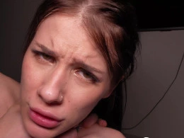 I Catch Him Stroking His Hard Cock and Decide to Take It Deep Inside Me Right Away