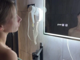 Big Tit Blonde Masturbates Wildly in Shower While Camera Captures Her Wet Orgasm 💦🤭