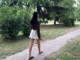 Sexy Park Hottie Drops Her Panties For Rough Public Sex