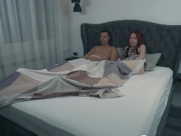 Step Dad Watches Me Fuck His Redhead GF Right Next to Him