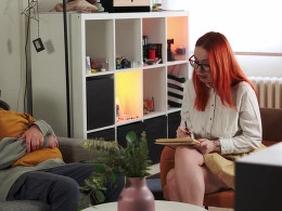I Knew My Psychologist Wanted My Dick So I Fucked Her Pussy and Gave a Facial