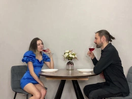 From Flirty Dinner to Hard Couch Fuck, Our First Date Ends With Pure Passion